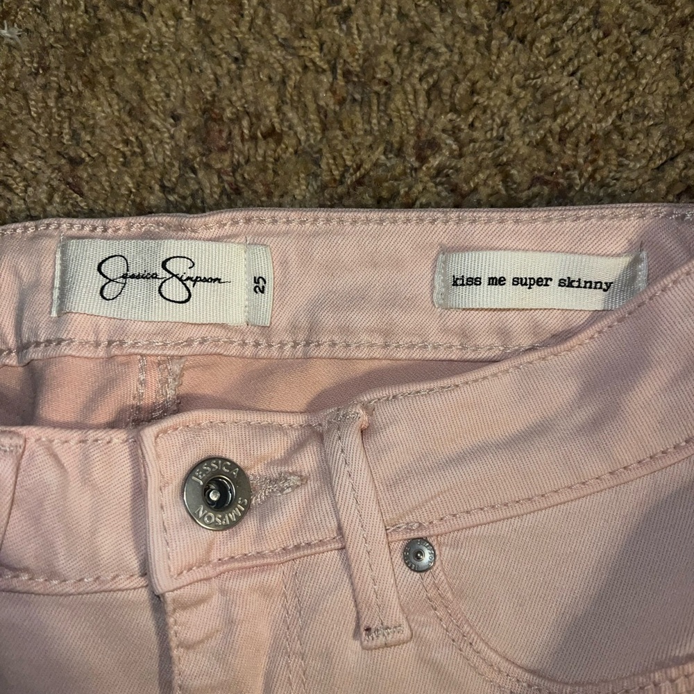 Jessica Simpson Mid Rise Skinny Jeans - Picture 2 of 2